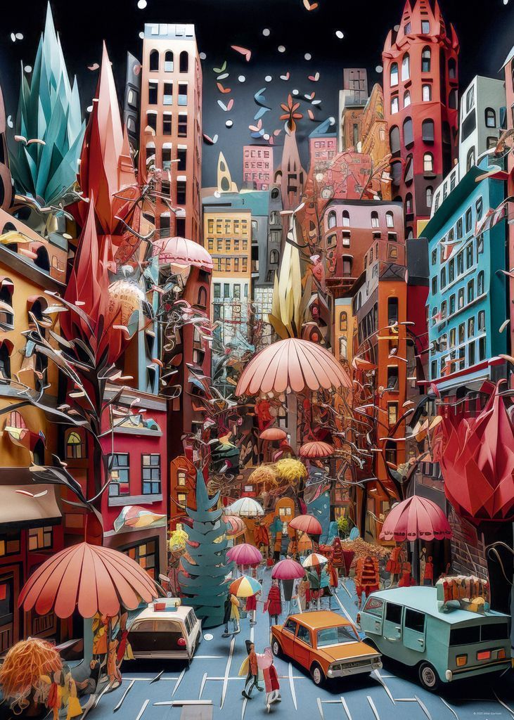 STREET CANYON, HEYE Puzzle von Rie Tokimatsu (Innenansicht)