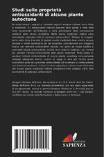 Studi sulle proprietà antiossidanti di alcune piante autoctone
