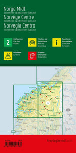 Norwegen Mitte, Straßen- und Freizeitkarte 1:250.000, freytag & berndt