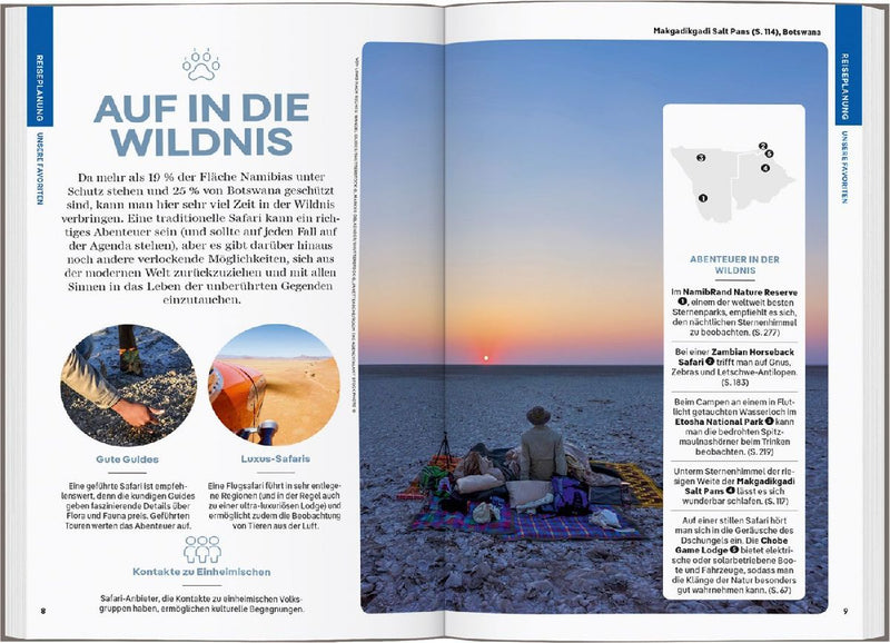 LONELY PLANET Reiseführer Namibia & Botswana (Innenansicht)