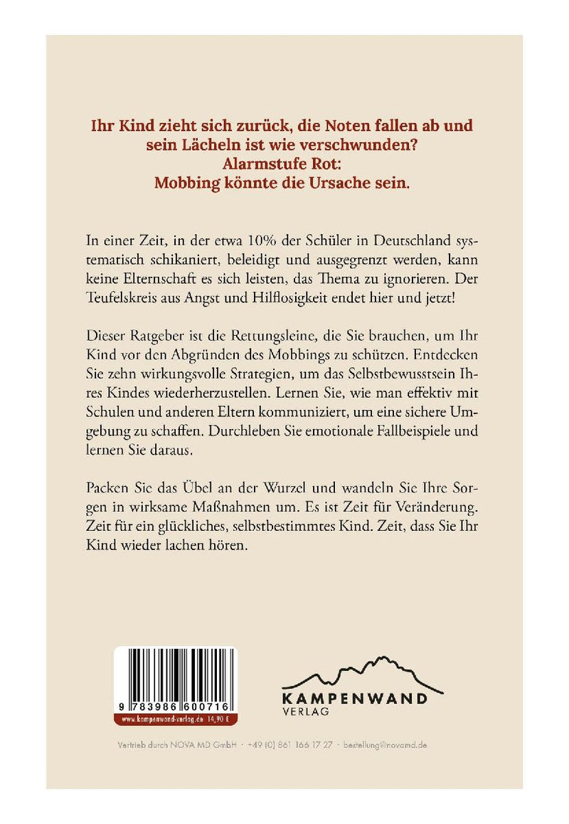 Schnell heraus aus der Mobbingfalle (Rückseite)