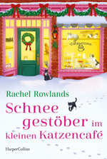 Schneegestöber im kleinen Katzencafé