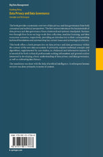 Data Privacy and Data Governance (Rückseite)