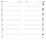 Wochen-Taschenkalender, schwarz 2027