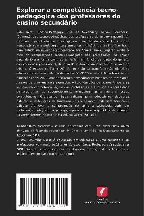 Explorar a competência tecno-pedagógica dos professores do ensino secundário