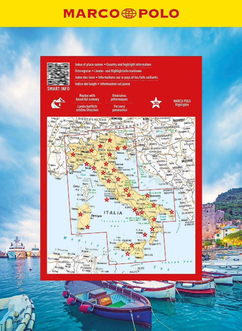 MARCO POLO Reiseatlas Italien 1:300.000 (Rückseite)