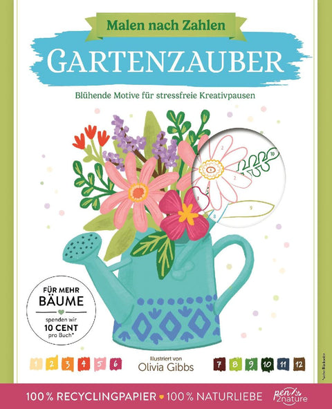 Malen nach Zahlen - Gartenzauber