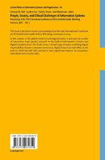 People, Society, and Ethical Challenges of Information Systems