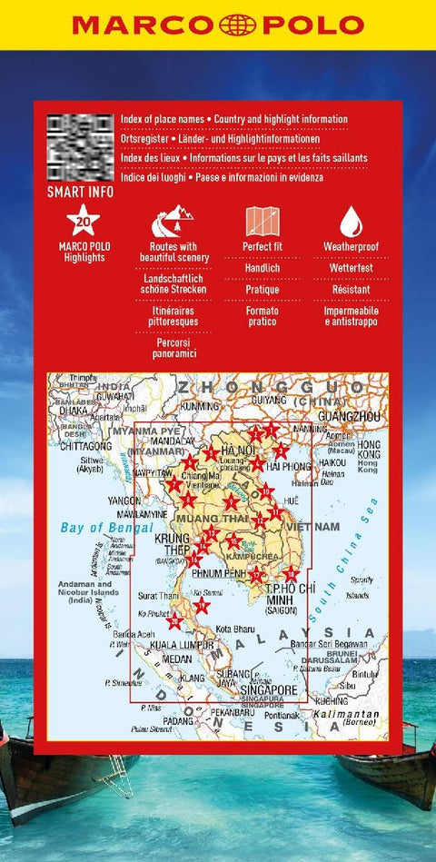 MARCO POLO Reisekarte Thailand, Vietnam 1:1,9 Mio.