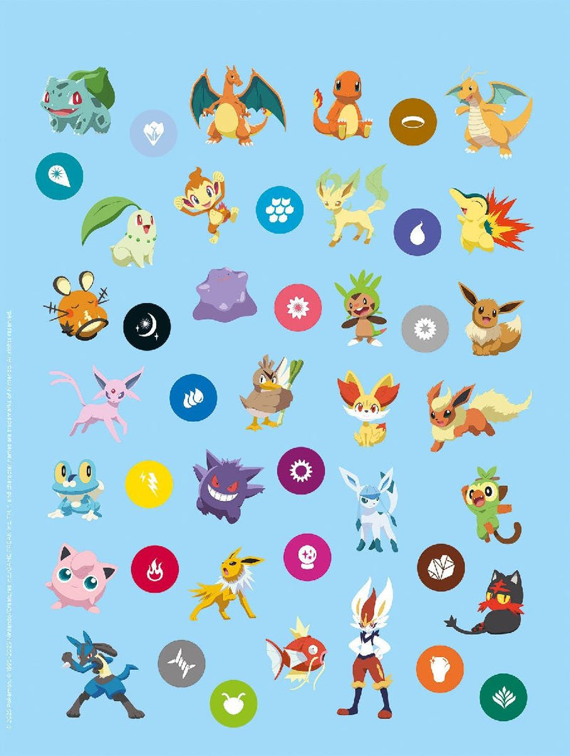 Pokémon Junior: 1001 Sticker - Stickern - Rätseln - Ausmalen (Innenansicht)