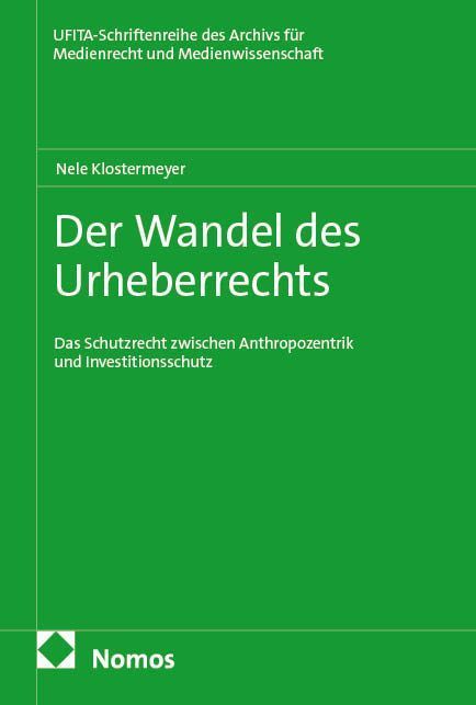 Der Wandel des Urheberrechts