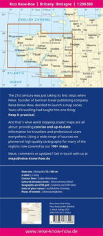 Reise Know-How Landkarte Bretagne / Brittany (1:200.000)