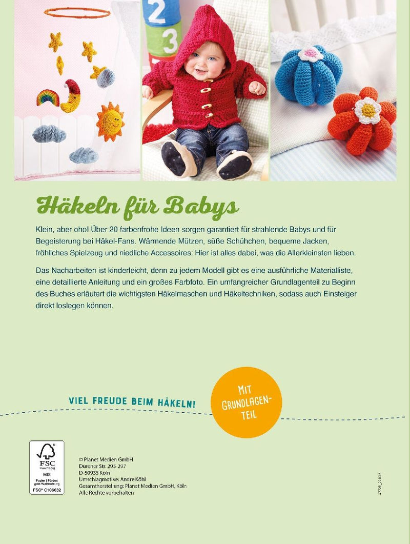 Das Baby-Häkelbuch (Rückseite)