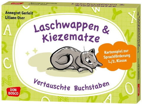 Laschwappen und Kiezematze. Vertauschte Buchstaben