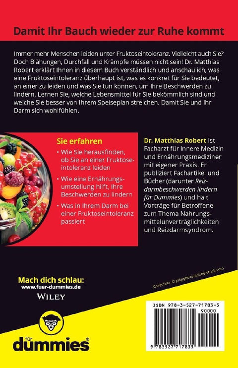 Fruktoseintoleranz verstehen für Dummies