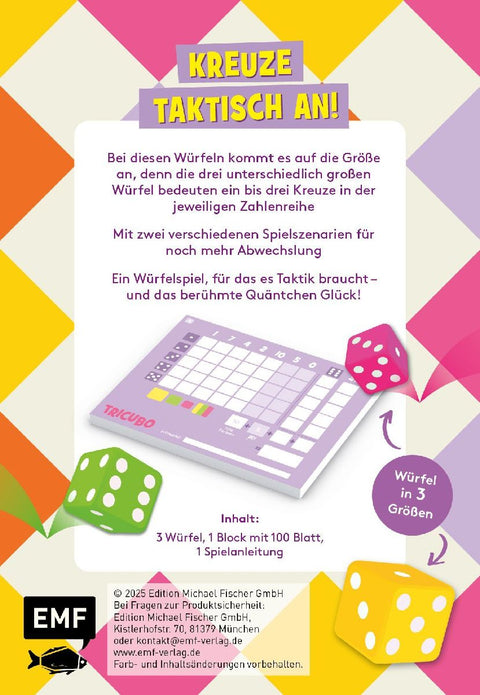 Würfelspiel: Tricubo - Wähle deinen Würfel!