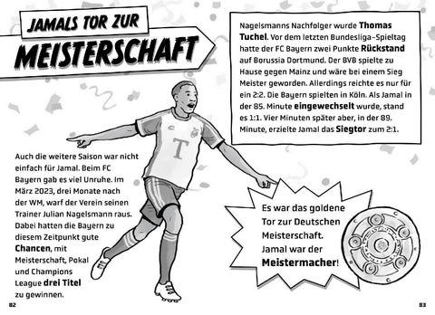 Mein Fußballheld Jamal Musiala  - Seine Geschichte, seine Spiele, seine Rekorde