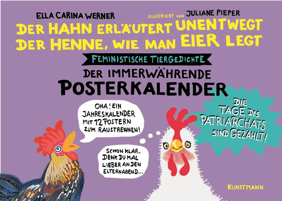 Der Hahn erläutert unentwegt der Henne, wie man Eier legt