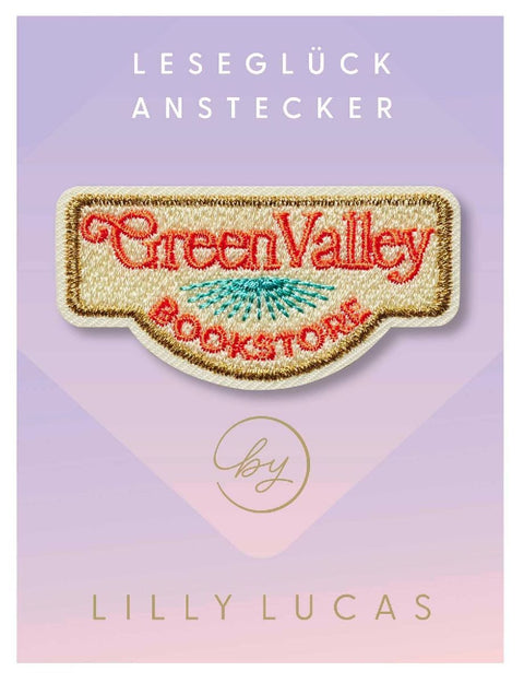 Leseglück-Anstecker 'Green Valley Bookstore'