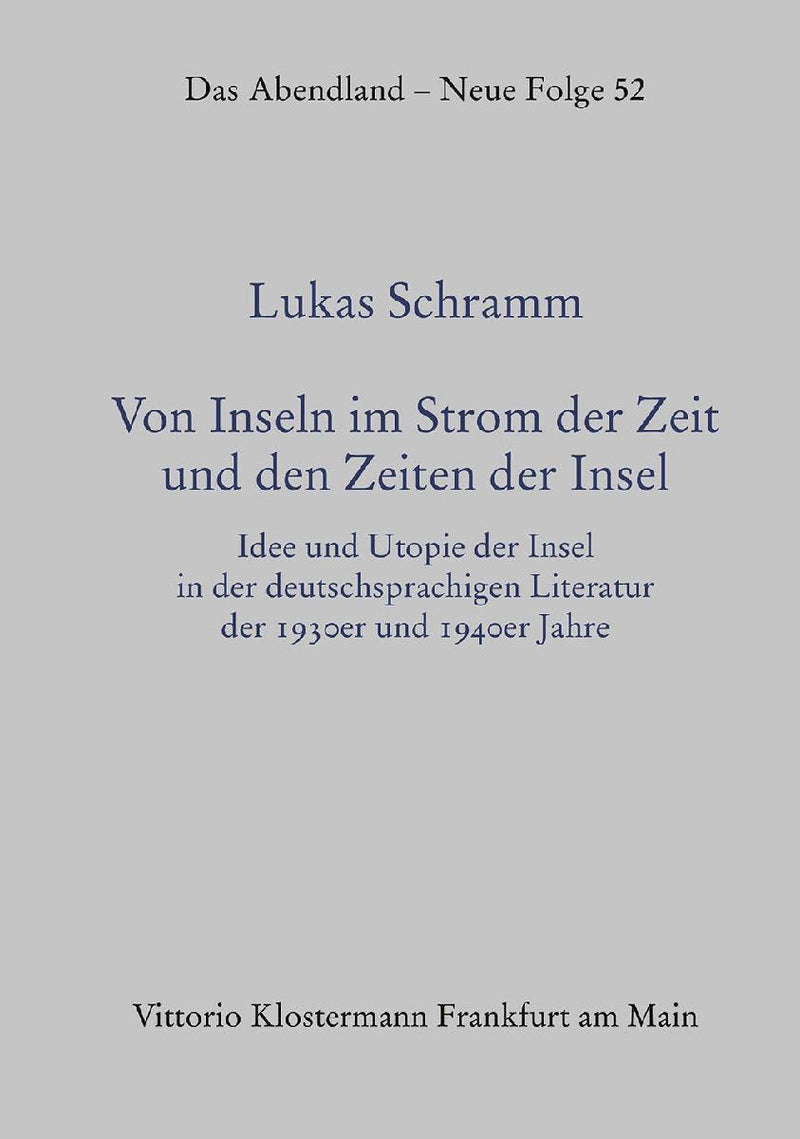 Von Inseln im Strom der Zeit und den Zeiten der Insel