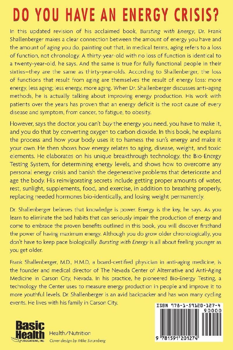 Bursting with Energy – Frank Shallenberger | Taschenbuch – Averdo