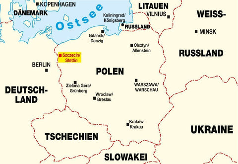 Höfer Polen SP016. Stadtplan Stettin/Szczecin 1 : 15 000