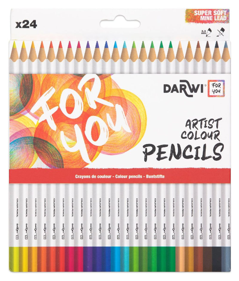 Darwi For You, Schachtel mit 24 Künstlerfarbstiften Standard