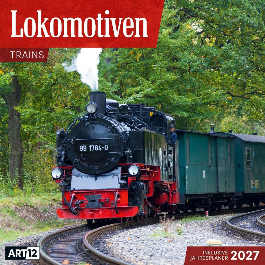 Lokomotiven Kalender 2027 - 30x30 - Art12