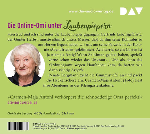 Fertig ist die Laube. Die Online-Omi gärtnert