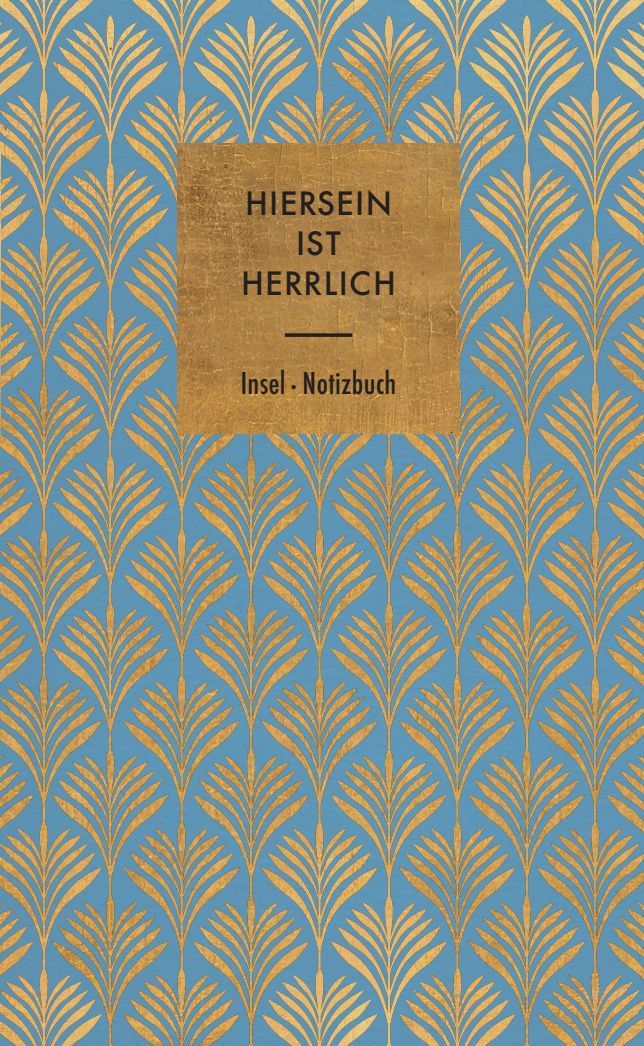 Notizbuch 'Hiersein ist herrlich'