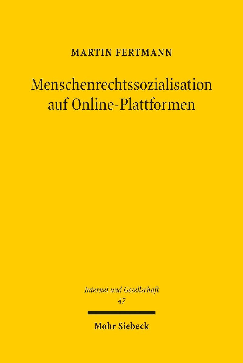 Menschenrechtssozialisation auf Online-Plattformen