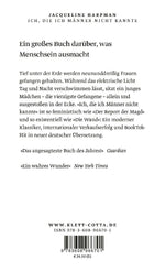 Ich, die ich Männer nicht kannte (Rückseite)