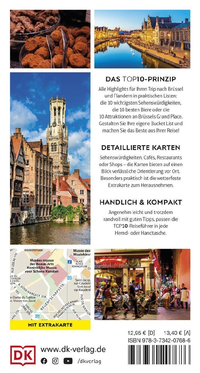 TOP10 Reiseführer Brüssel & Flandern (Rückseite)