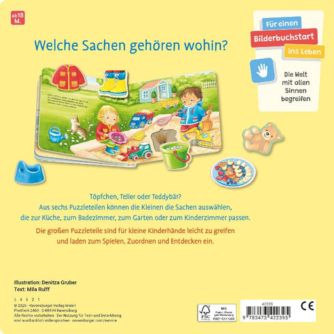 Mein liebstes Puzzle-Spielbuch: Zuhause