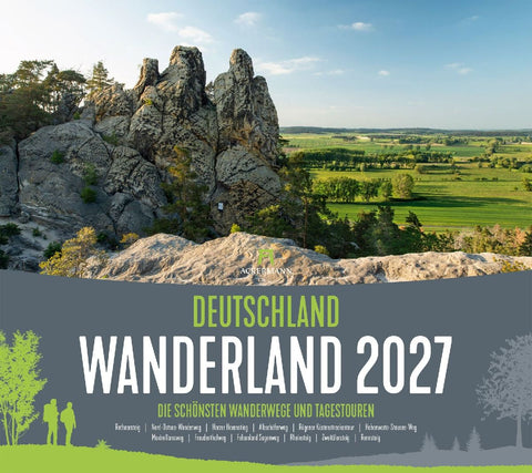 Deutschland Wanderland Kalender 2027 | Die schönsten Wanderwege