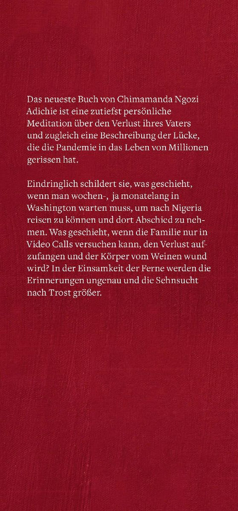 Trauer ist das Glück, geliebt zu haben