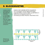 Granny Square Muster Häkel-Karten (Deutsche Ausgabe) (Innenansicht)