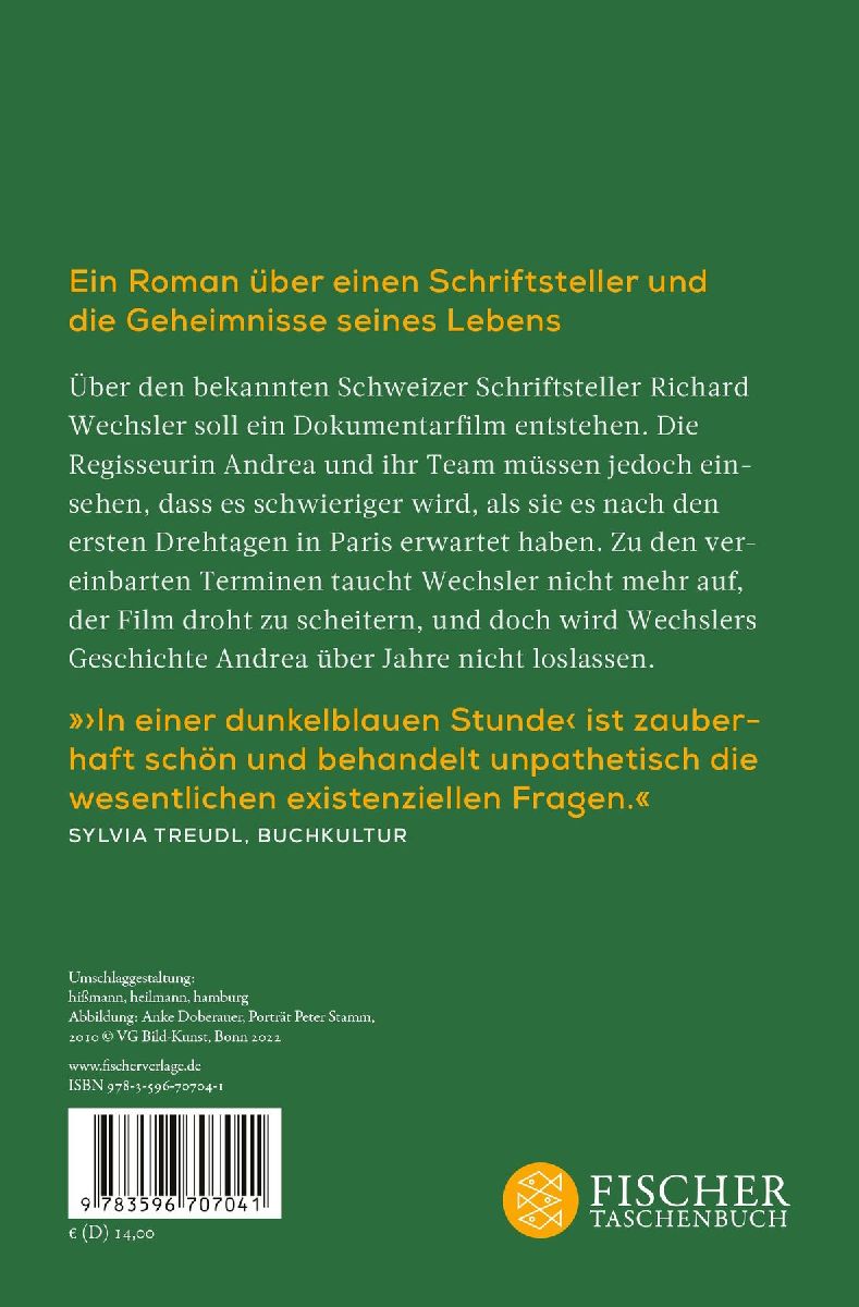 In einer dunkelblauen Stunde (Rückseite)