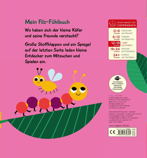 Mein Filz-Fühlbuch: Kuckuck, kleiner Käfer!