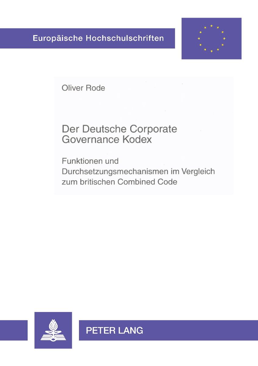 Der Deutsche Corporate Governance Kodex