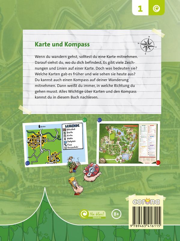 Karte und Kompass (Rückseite)