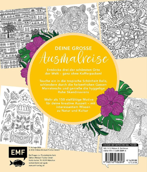 Meine große Ausmalwelt - Sehnsuchtsorte