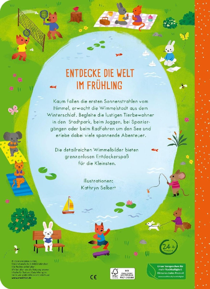 Mein großes Wimmelbuch - Im Frühling (Rückseite)