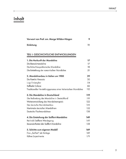 Die Kunst des Mandolinenbaus