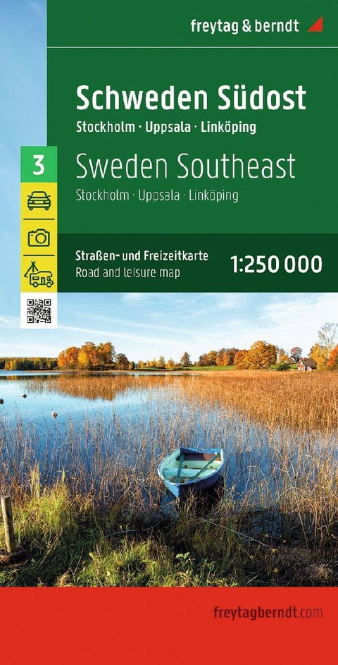 freytag & berndt Straßenkarte Schweden Südost 1:250.000