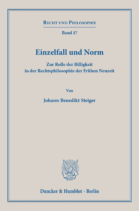 Einzelfall und Norm