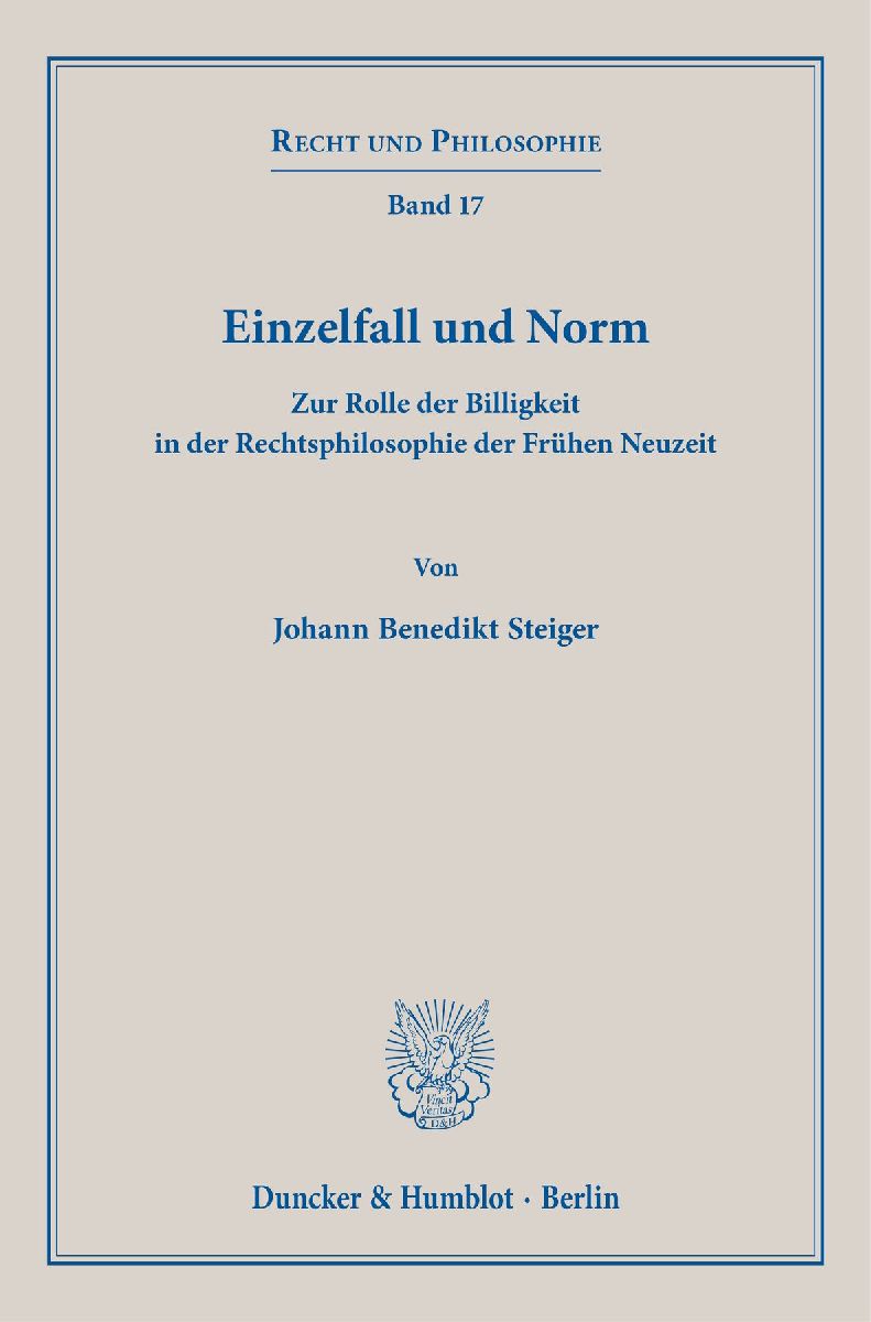 Einzelfall und Norm