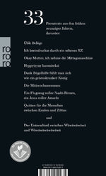 Texte aus den in die Vergriffenheit entlassenen Büchern "Quitten" und "Kugeln"