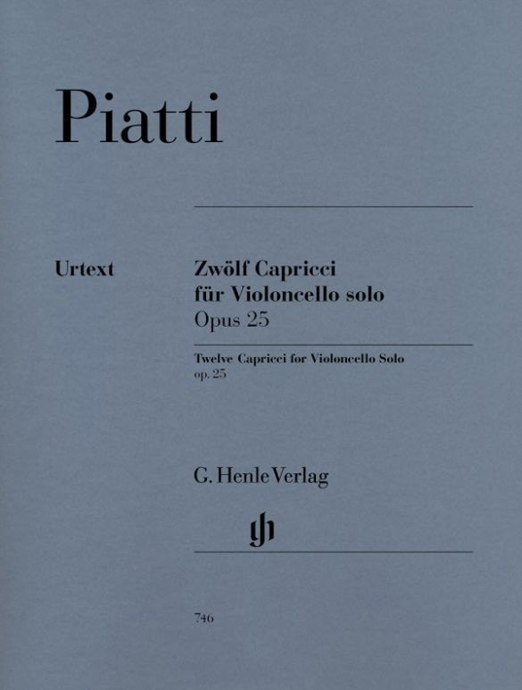 Piatti, Alfredo - 12 Capricci op. 25 für Violoncello solo