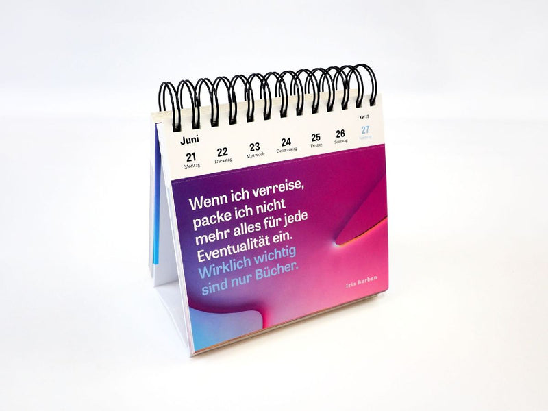 Was ich gern früher gewusst hätte. Postkartenkalender 2027 (Innenansicht)